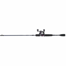 Abu Garcia Gen Ike Low-Profile Rod & Reel Combo - 24T Carbon, 4+1 BB, PowerDisk Drag