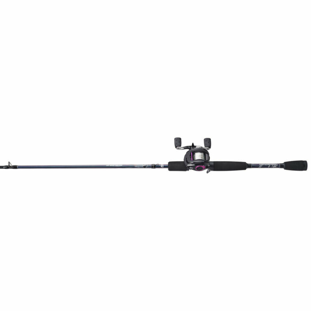 Abu Garcia Gen Ike Low-Profile Rod & Reel Combo - 24T Carbon, 4+1 Bb, Powerdisk Drag