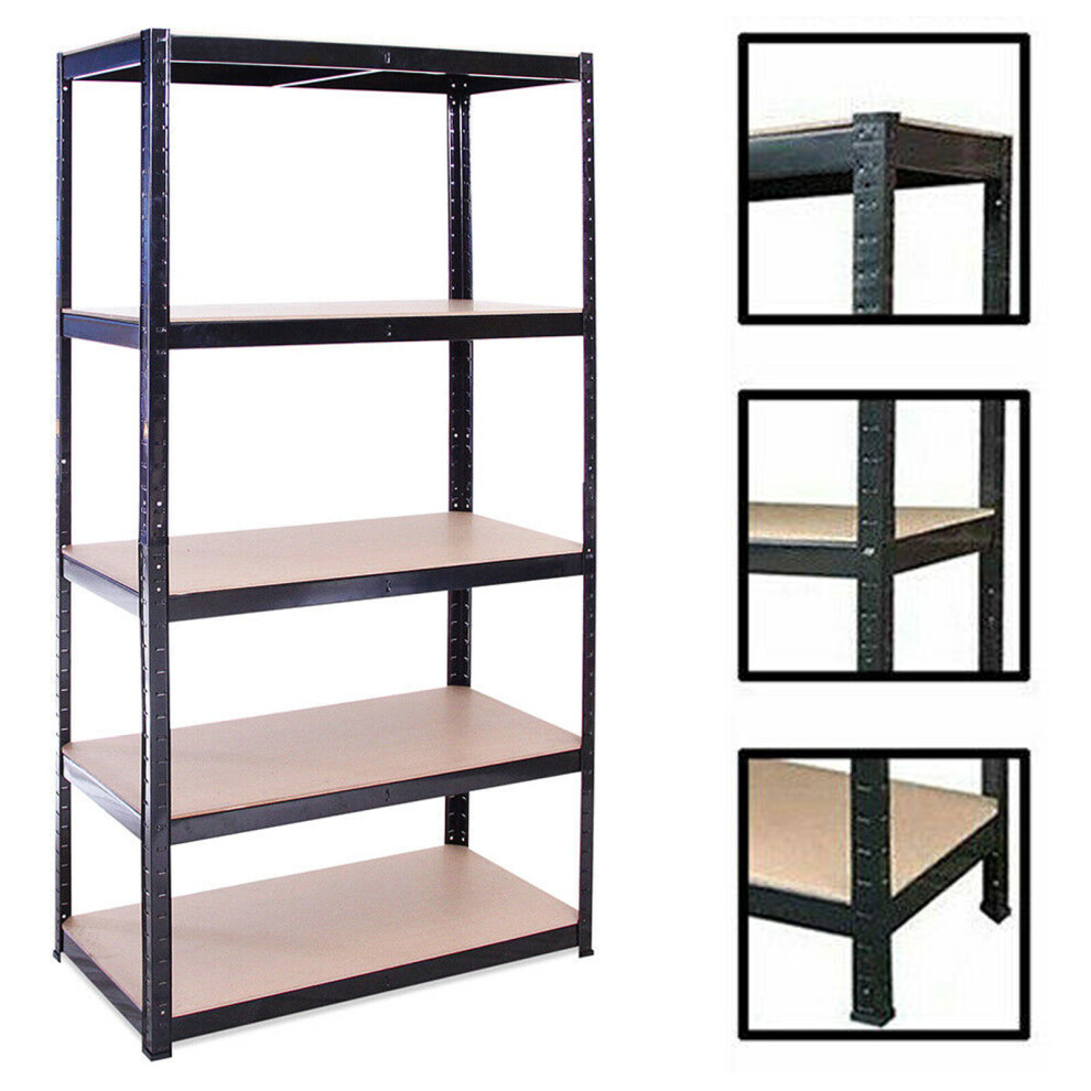 Garage Racking 5Tier Shelving Unit Boltless 180X90X40CM