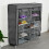 (Grey) 6 Tier Dustproof Shoes Cabinet Storage Organiser 1