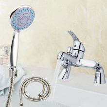Bathroom Chrome Sink Bath Filler Tap Shower Taps with Hand Held