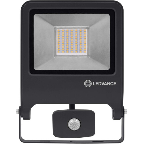 (With Sensor | 50W) Ledvance Endura Flood Light | Dark Grey