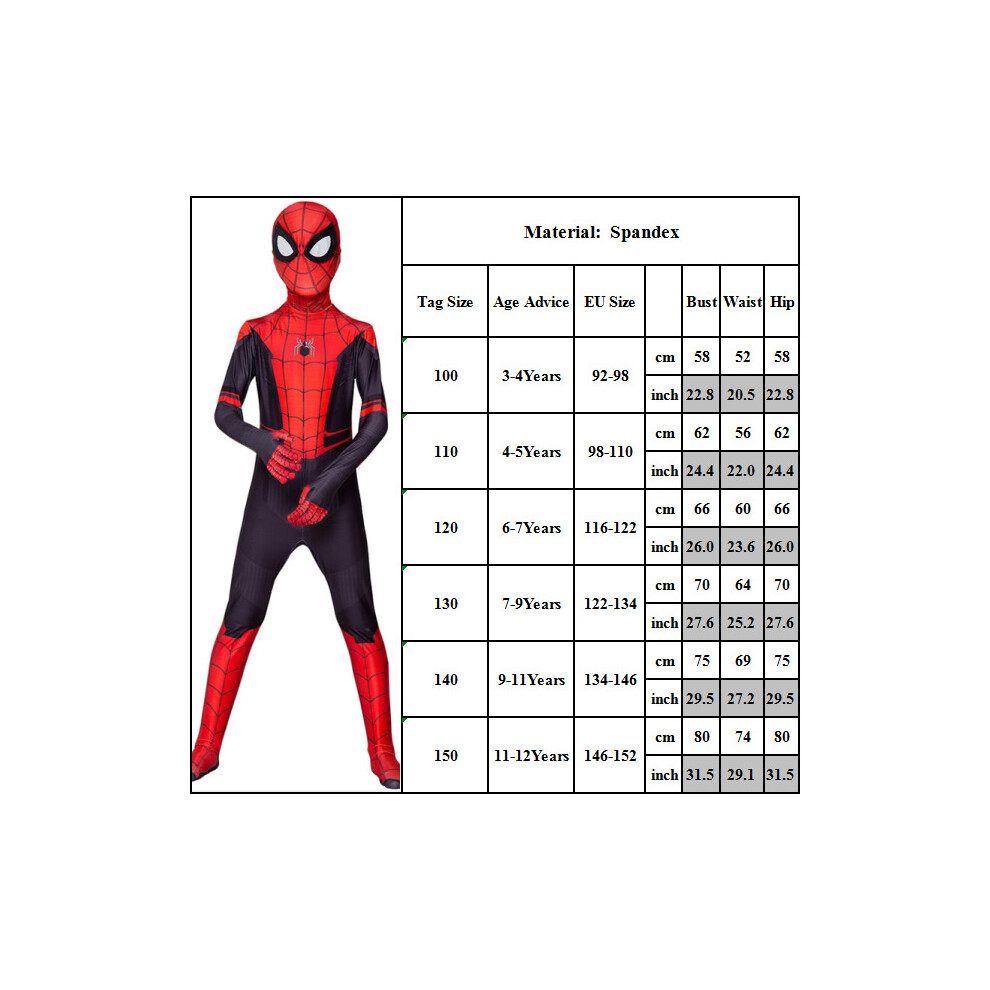 Spiderman - Kids, 11-12 Years) Kid Boy Spider-Man Far From Home