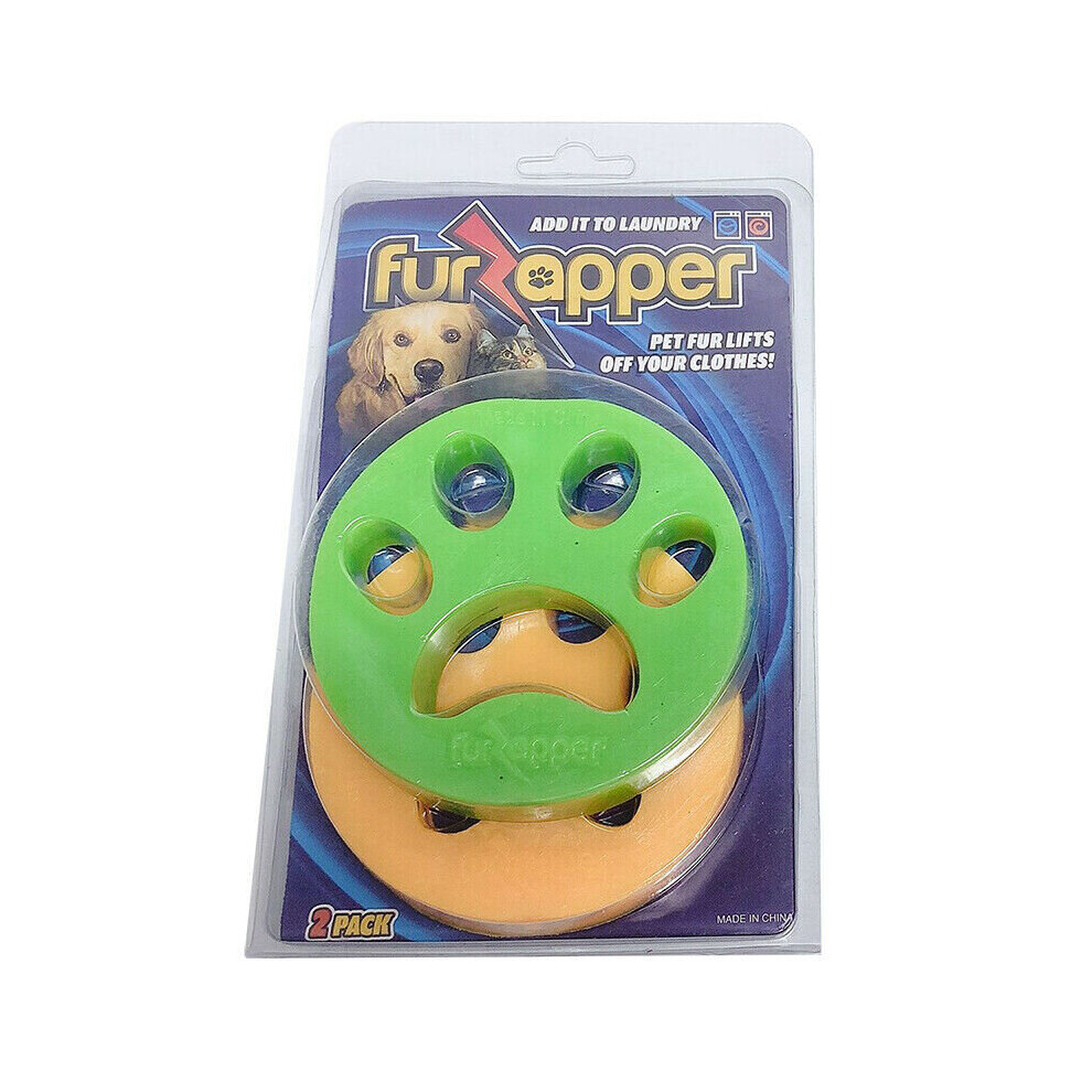 2PCS Pet Hair Remover Removes Puppy Dogs Cats Fur Zapper Catcher Tool Reusables