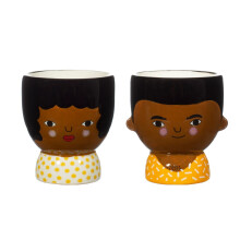 Sass & Belle Trend Two Peas in a Pod Kitchen Decorative Egg Cup Set