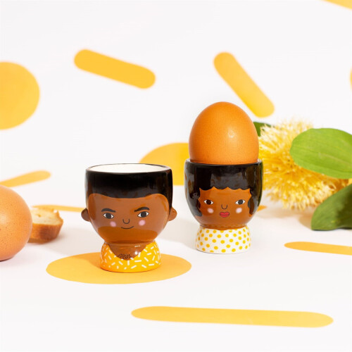 Sass & Belle Trend Two Peas in a Pod Kitchen Decorative Egg Cup Set 2