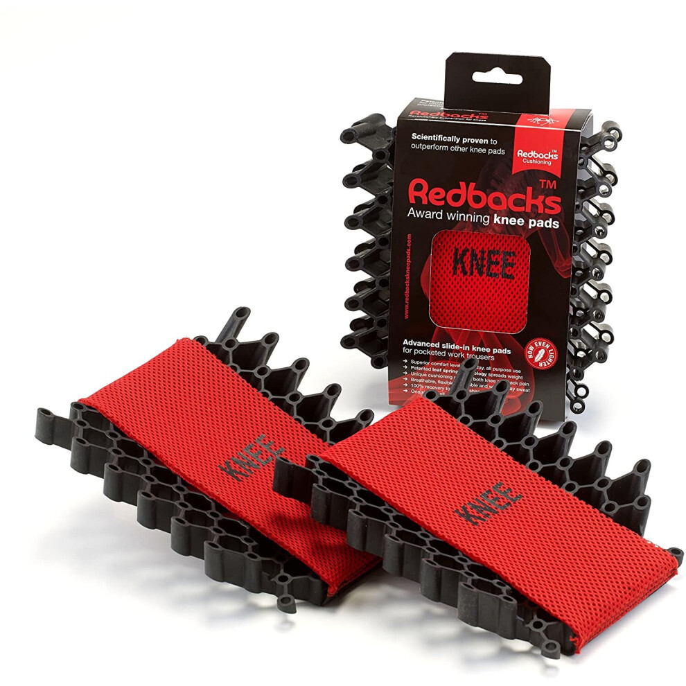Redbacks Rubber Leaf Spring Flexible Knee Pads