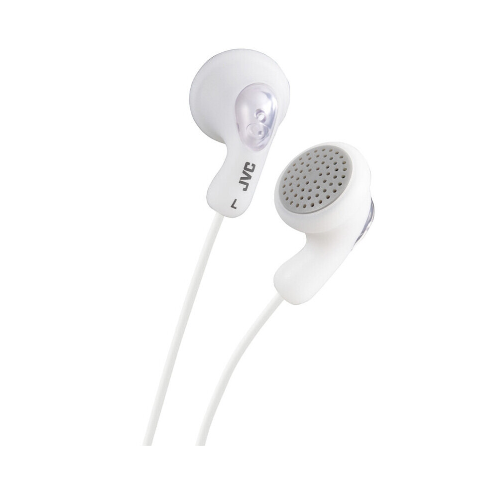 Jvc (White) Haf14 Gumy In-Ear Wired Headphones 3.5Mm Jack White