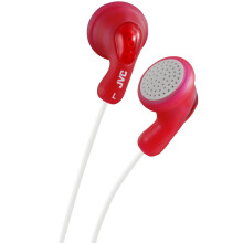 (Red) JVC HAF14 Gumy In-Ear Wired Headphones 3.5mm Jack