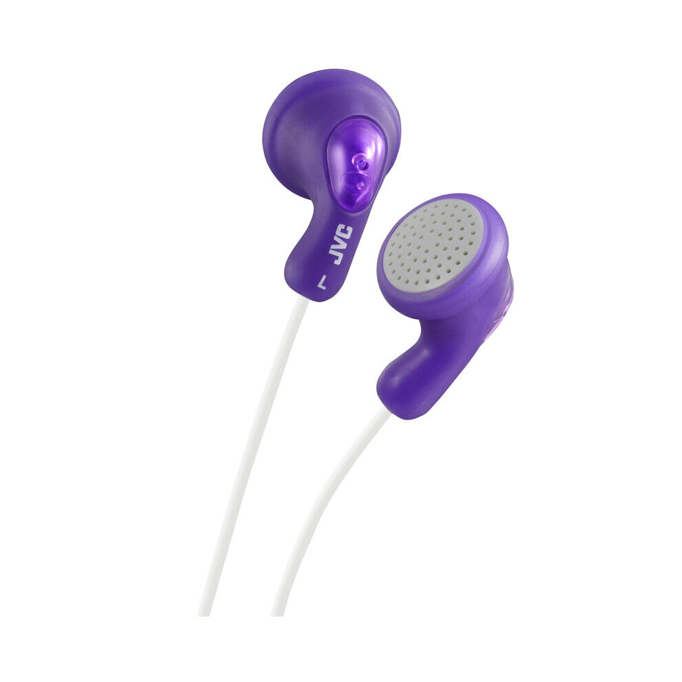 (Violet) JVC HAF14 Gumy In-Ear Wired Headphones 3.5mm Jack