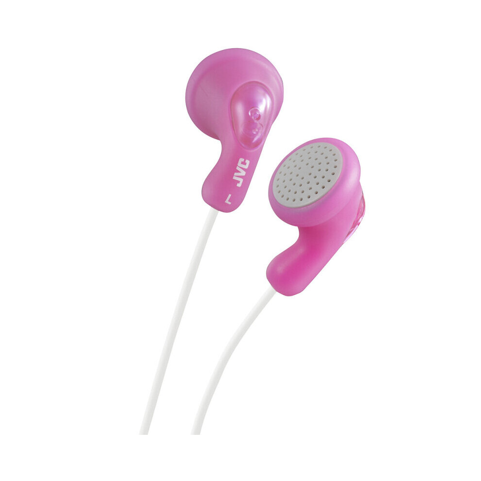 (Pink) JVC HAF14 Gumy In-Ear Wired Headphones 3.5mm Jack