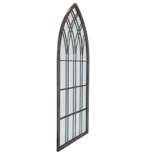 Charles Bentley Charles Bentley Rustic Decorative Arch Mirror - Grey 1