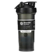 Blender Bottle, Classic with Loop, Black, 28 oz (828 ml)