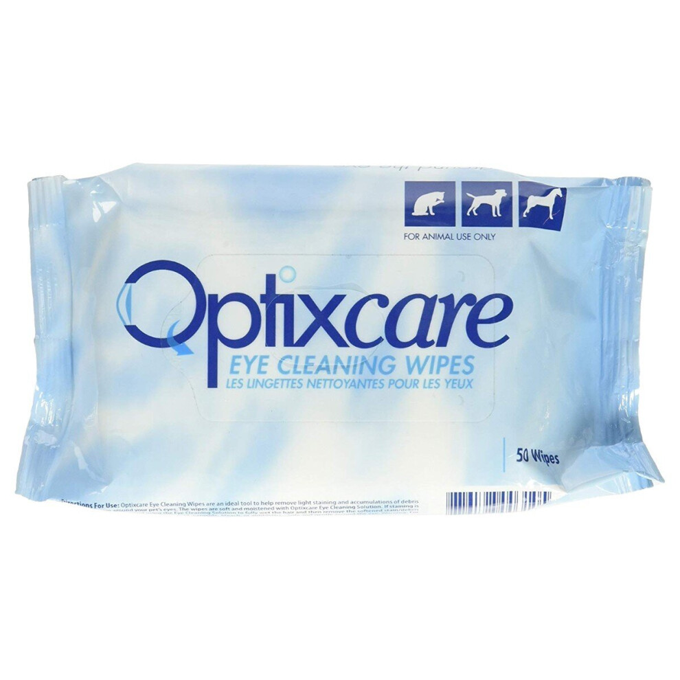Optixcare Eye Clean Wipes For Pets Pack 50