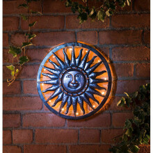 40cm Bronze Sun Metal Wall Art Bronze Finish G-0146