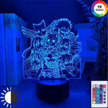 Manga Fairy Tail Group Night Light LED Touch Sensor light