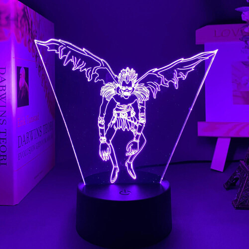 (DMD-8489) Manga Death Note L Lawliet Figure Led Night Light Anime Room