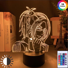 Anime 3d Light Attack on Titan Hange Zoe Lamp Home Decor