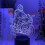 3D-Lampe Motorradrennfahrer Jonathan Rea Actionfigur mit Licht 5