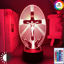 Crucifixion of Jesus Led Night Light Church Decoration Light