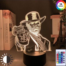 Game Red Dead Redemption 2 Gift 3D Lamp Game Room Decor lamp