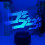 Anime JoJo's Bizarre Adventure Letter Design Led Night Light 2