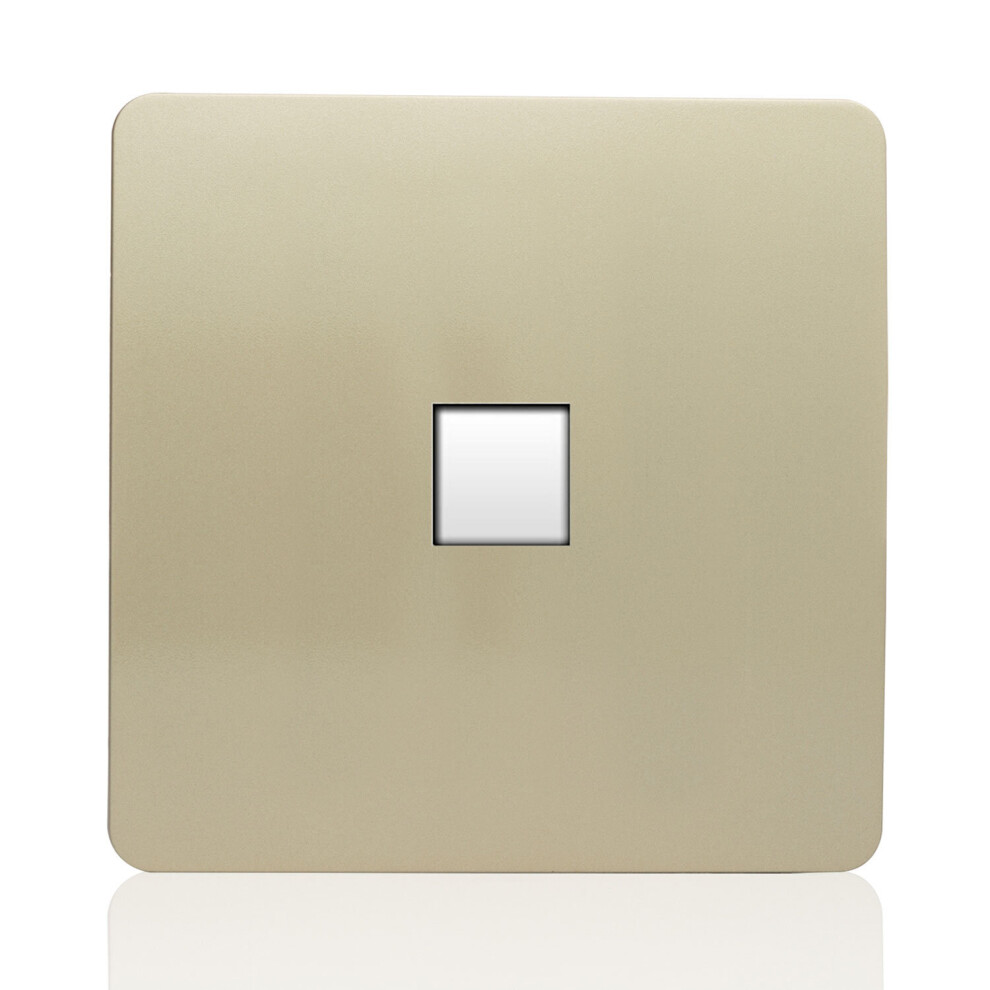 Trendi Switch RJ45 Cat 5e Ethernet Socket - Gold - 1 Gang - Image 2