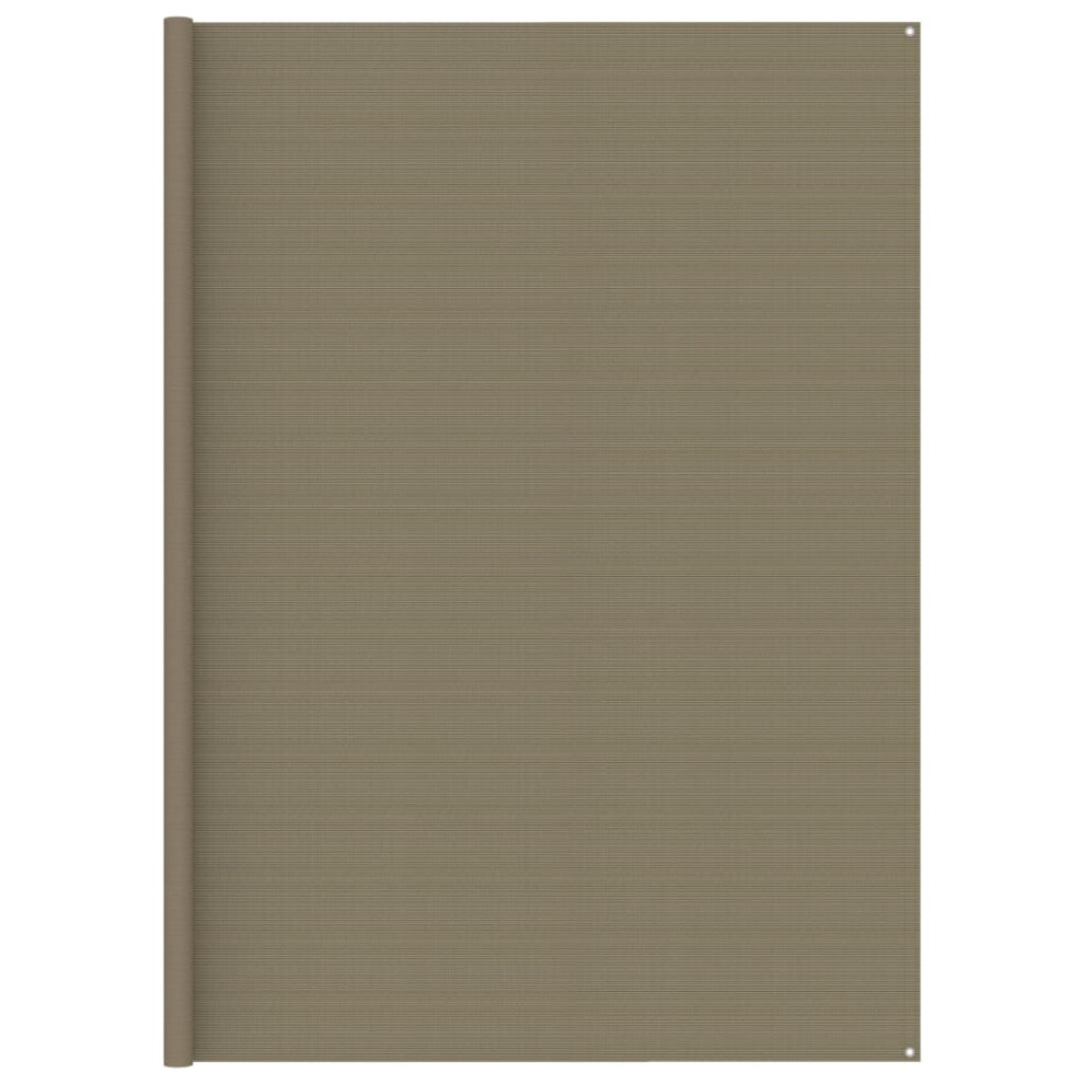 vidaXL Tent Carpet 250x250 cm Taupe Patio Outdoor Camping Rug Groundsheet