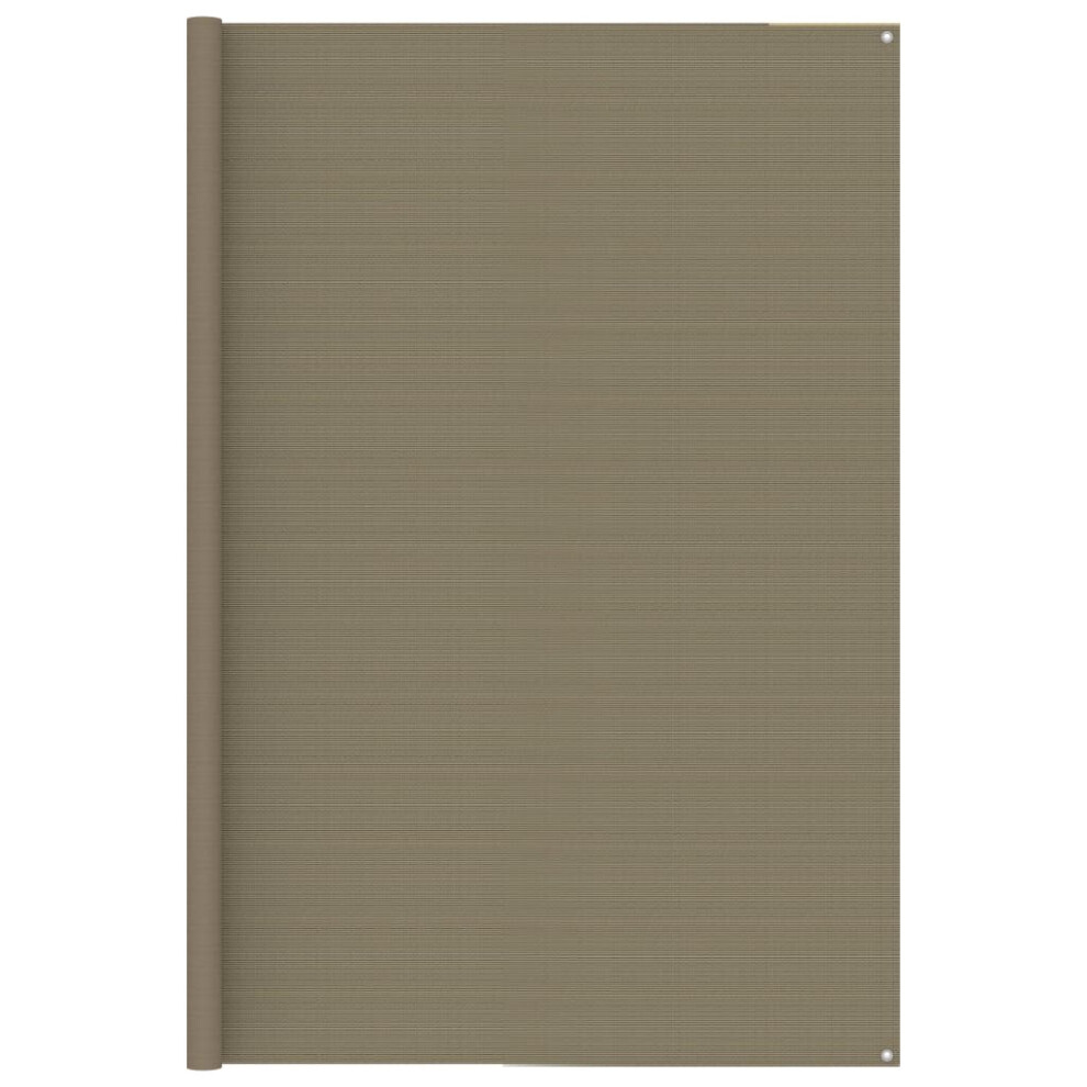 Vidaxl Tent Carpet 250X250 Cm Taupe Patio Outdoor Camping Rug Groundsheet