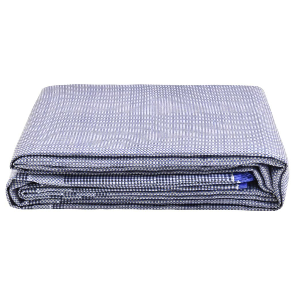 vidaXL Tent Carpet 250x200 cm Blue Patio Outdoor Camping Rug Mat Groundsheet