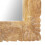 VidaXL vidaXL Mirror Solid Mango Wood Wooden Makeup Wall-mounted Mirror Home Decor 4