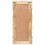VidaXL vidaXL Mirror Solid Mango Wood Wooden Makeup Wall-mounted Mirror Home Decor 3