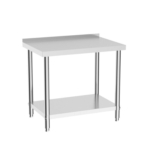 Living And Home (900*600*800mm) Stainless Steel Commercial Catering Table Work Bench Kitchen Worktop Table