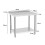 Living And Home (900*600*800mm) Stainless Steel Commercial Catering Table Work Bench Kitchen Worktop Table 3