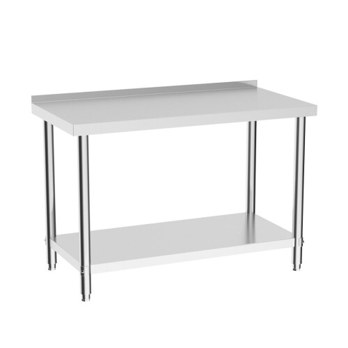 Living And Home (1200*600*800mm) Stainless Steel Commercial Catering Table Work Bench Kitchen Worktop Table 1