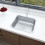 Living And Home Kitchen Sink Stainless Steel Undermount Small Square Single Bowl Basin 2
