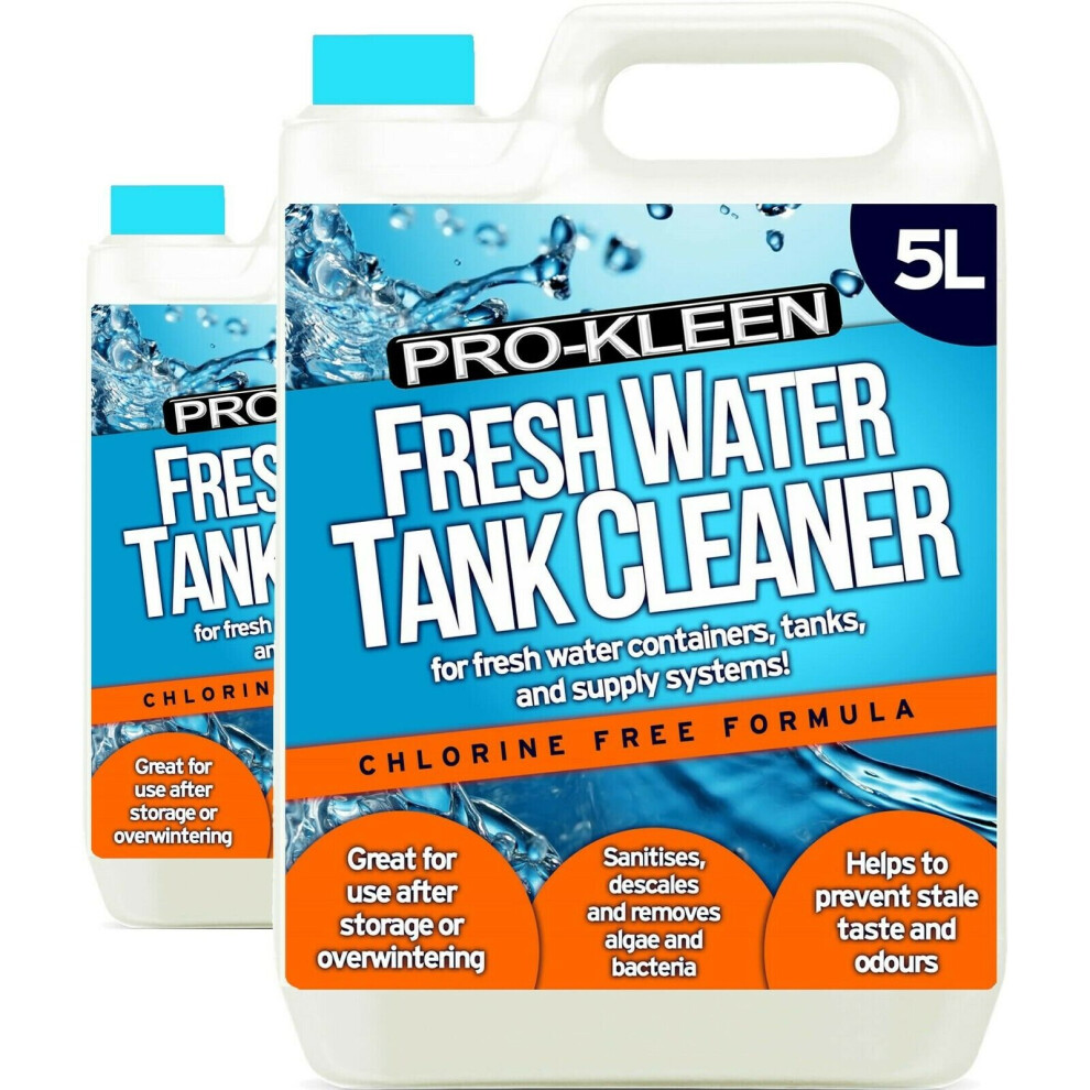 (10L) Pro-Kleen Fresh Water Tank Cleaner for Motorhomes