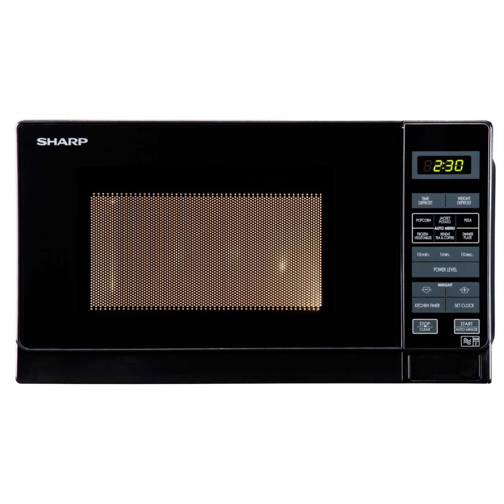 Sharp Black Microwave R272km 800 Watt Microwave Free Standing Small