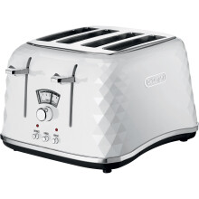 De'Longhi Brillante CTJ4003.W 4 Slice Toaster - White