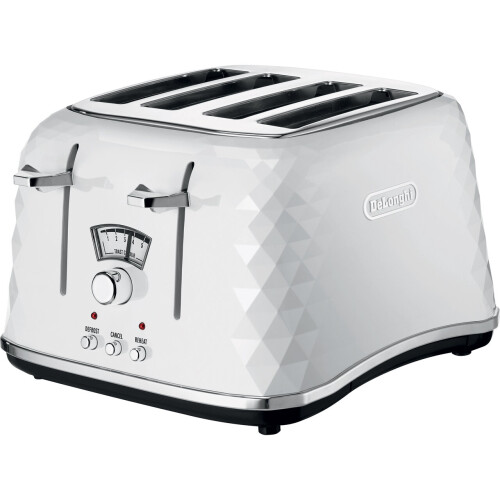 De'Longhi Brillante CTJ4003.W 4 Slice Toaster - White on OnBuy