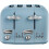 De'Longhi De'Longhi Argento Flora CT04.AZ 4 Slice Toaster - Agave Blue 3