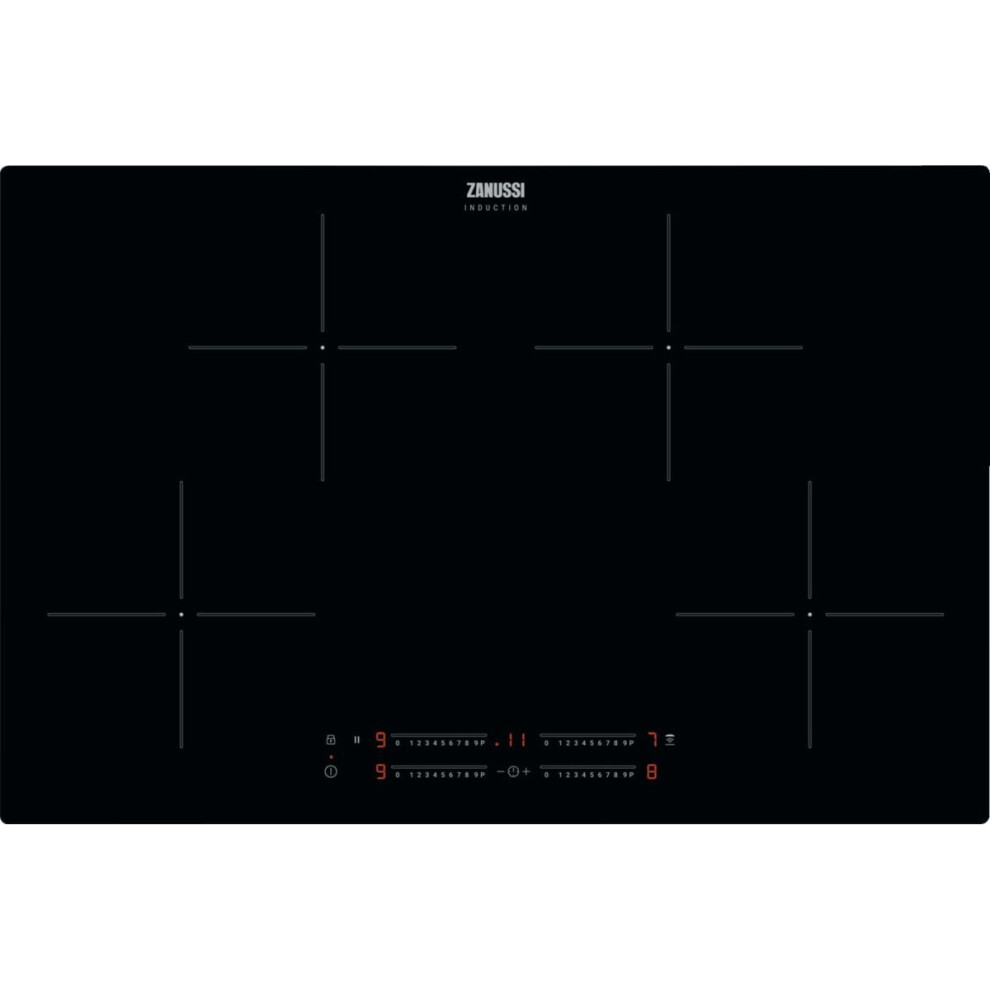 Zanussi ZITN844K 78cm Induction Hob - Black