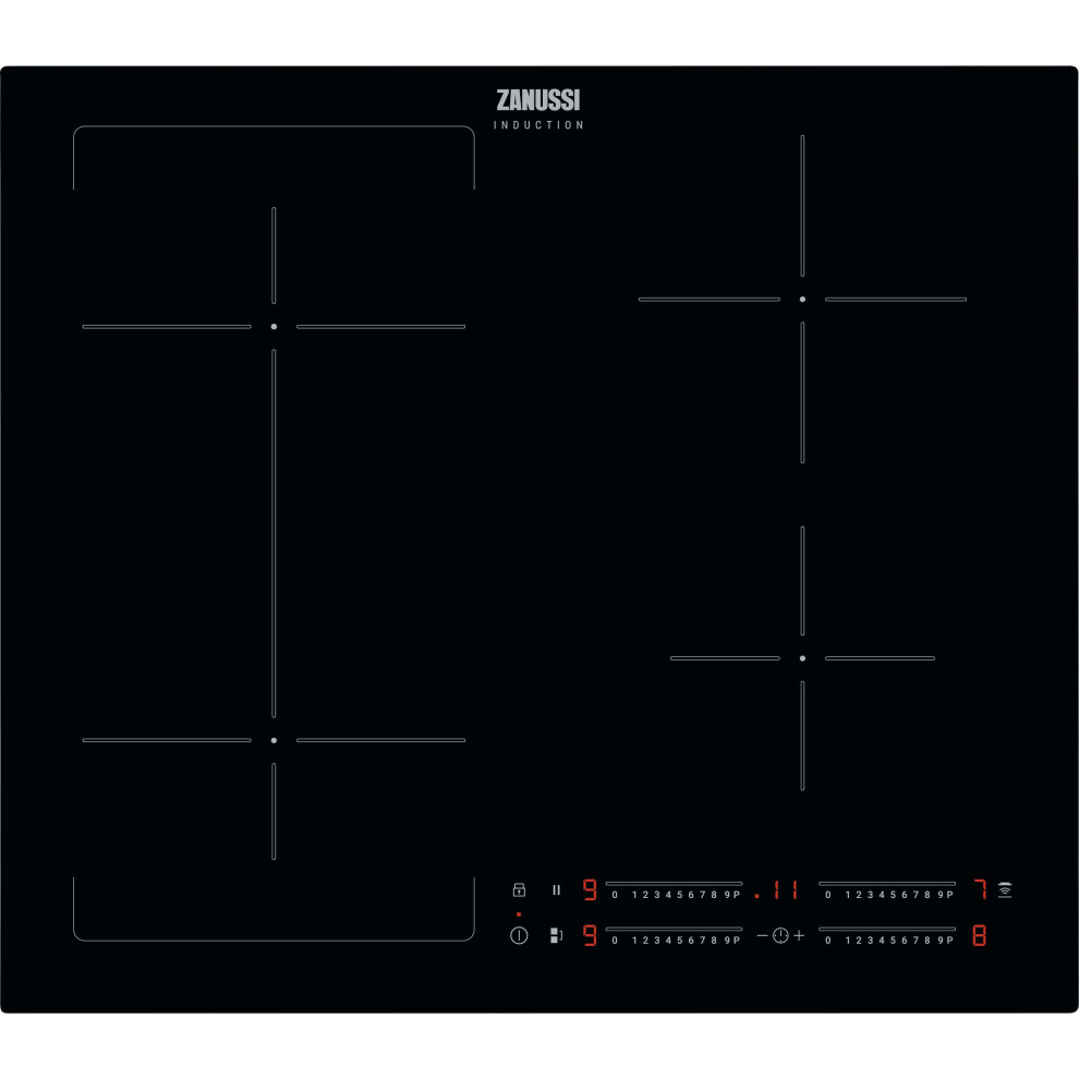 Zanussi ZIFN644K 59cm Induction Hob - Black