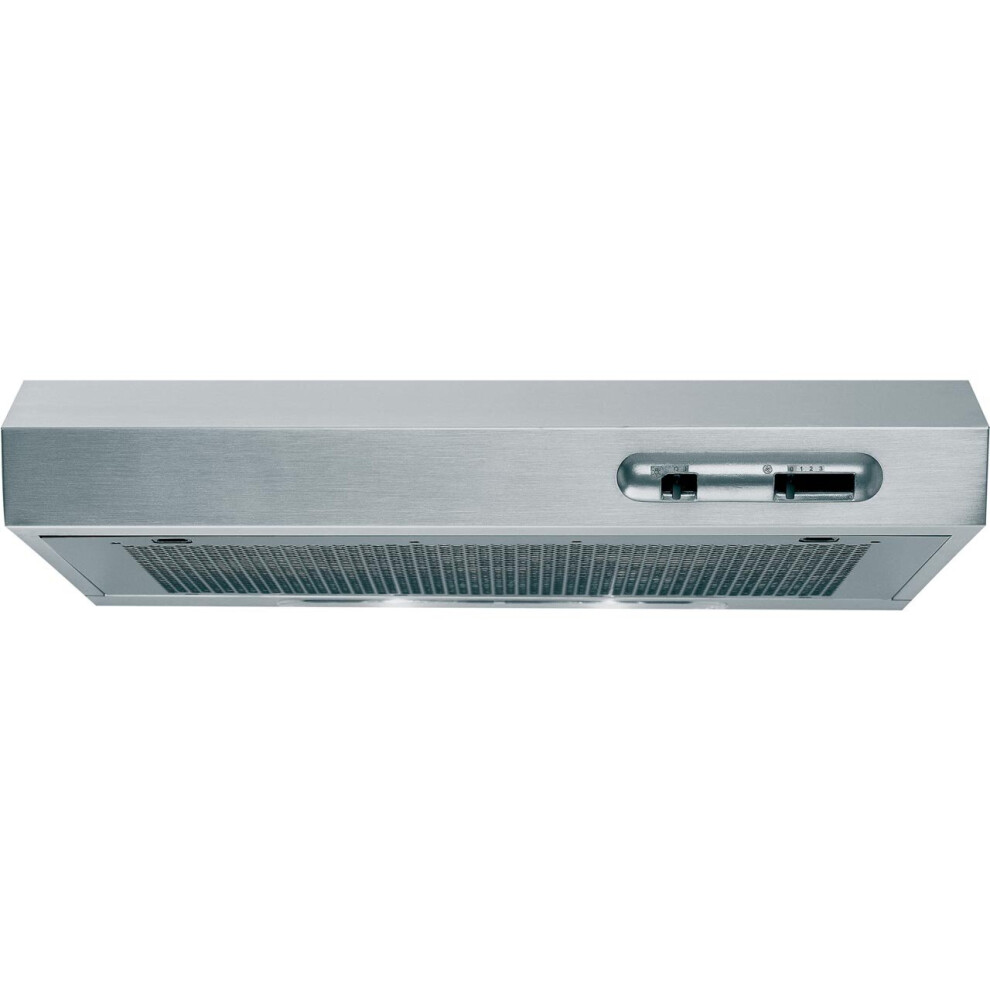 Indesit Islk66lsx 60 Cm Visor Cooker Hood - Stainless Steel