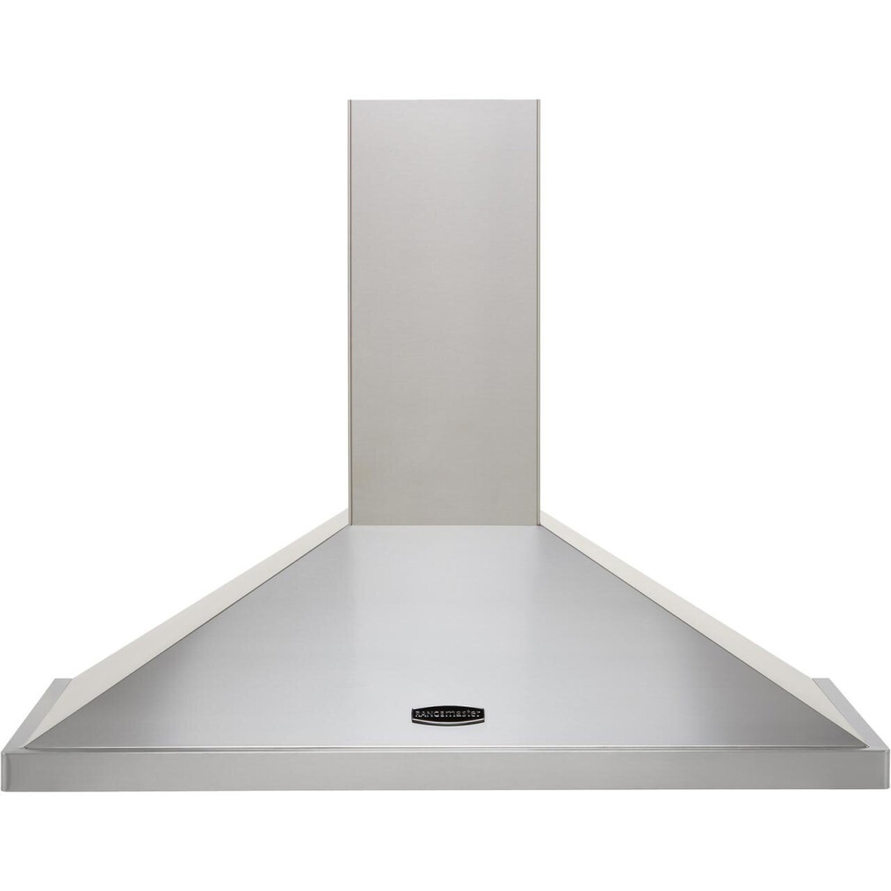 Rangemaster LEIHDC90SC 90 cm Chimney Cooker Hood - Stainless Steel