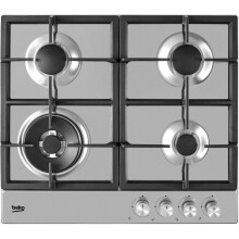 Beko HIAW64225SX 58cm Gas Hob - Stainless Steel