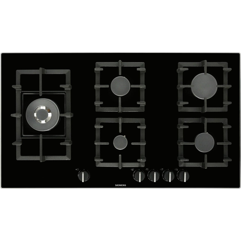 Siemens IQ-500 EP9A6SB90 92cm Gas Hob - Black