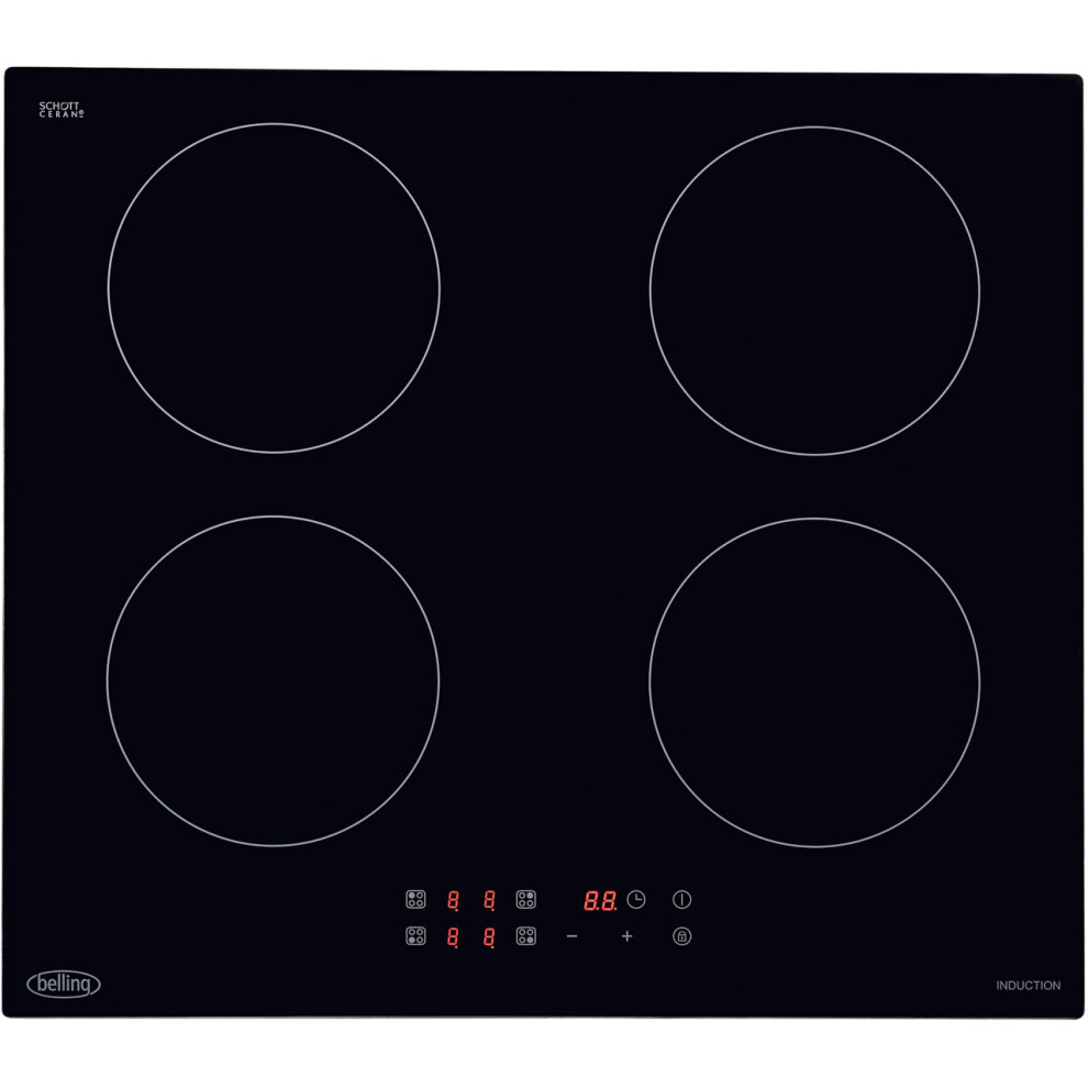 Belling IHT6013 59cm Induction Hob - Black