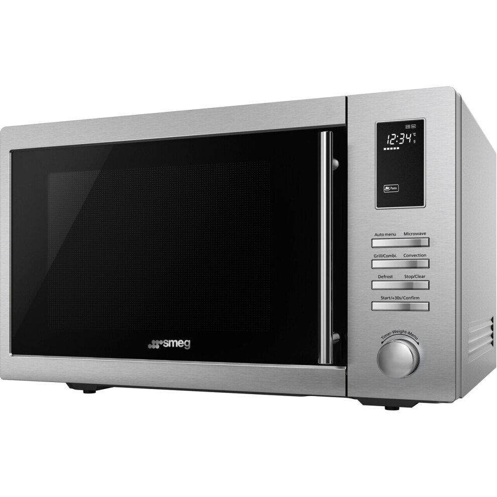 Smeg MOE34CXIUK 34 Litre Combination Microwave Oven - Stainless Steel