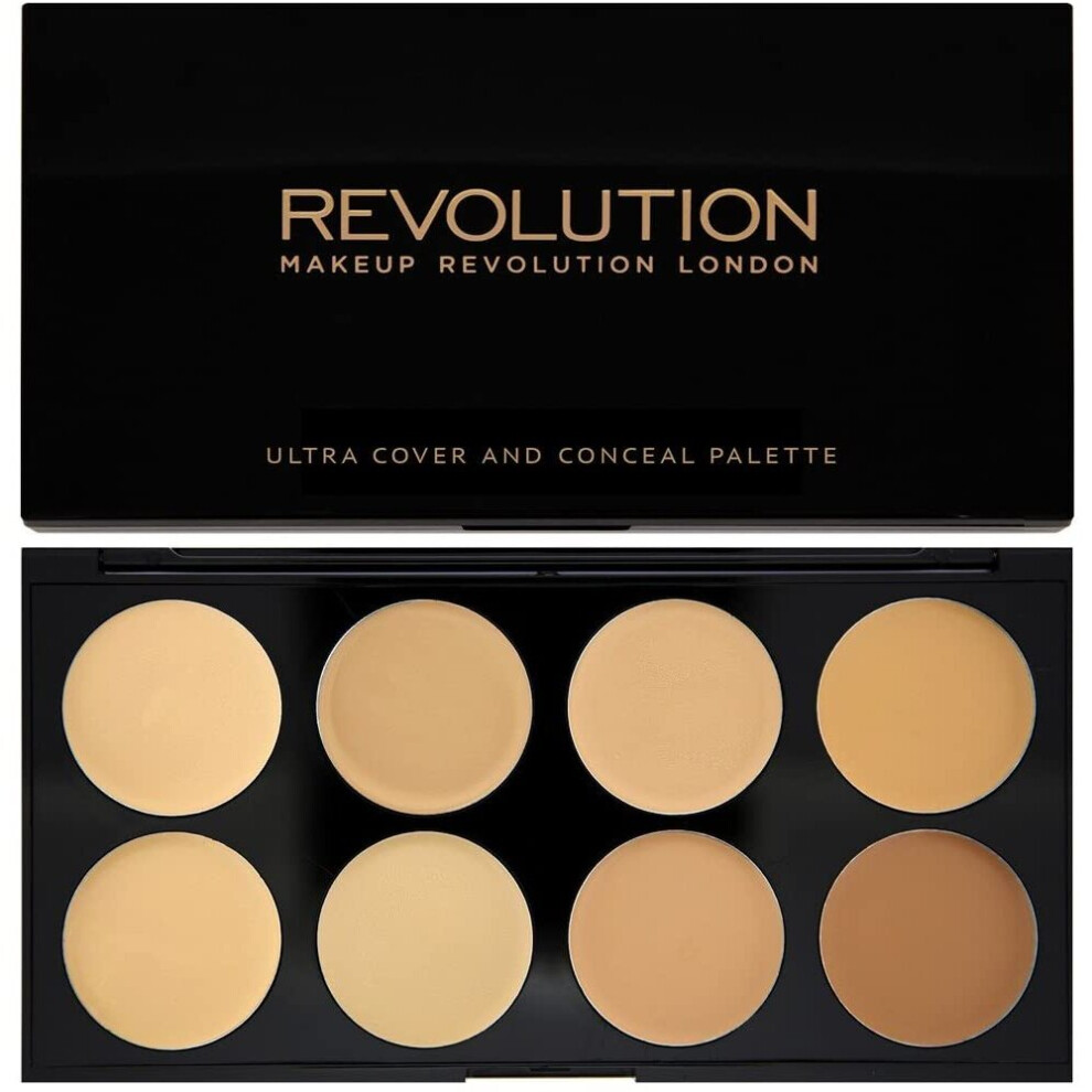 Makeup Revolution Ultra Cover & Conceal Palette 10 g, Light Medium